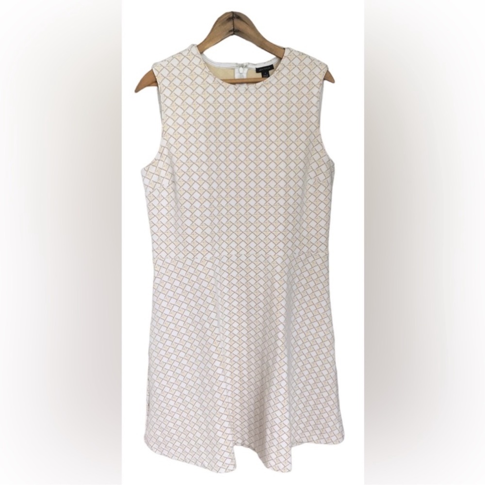 Ann Taylor | Women’s beige sleeveless dress, NWT, zip back, 10.